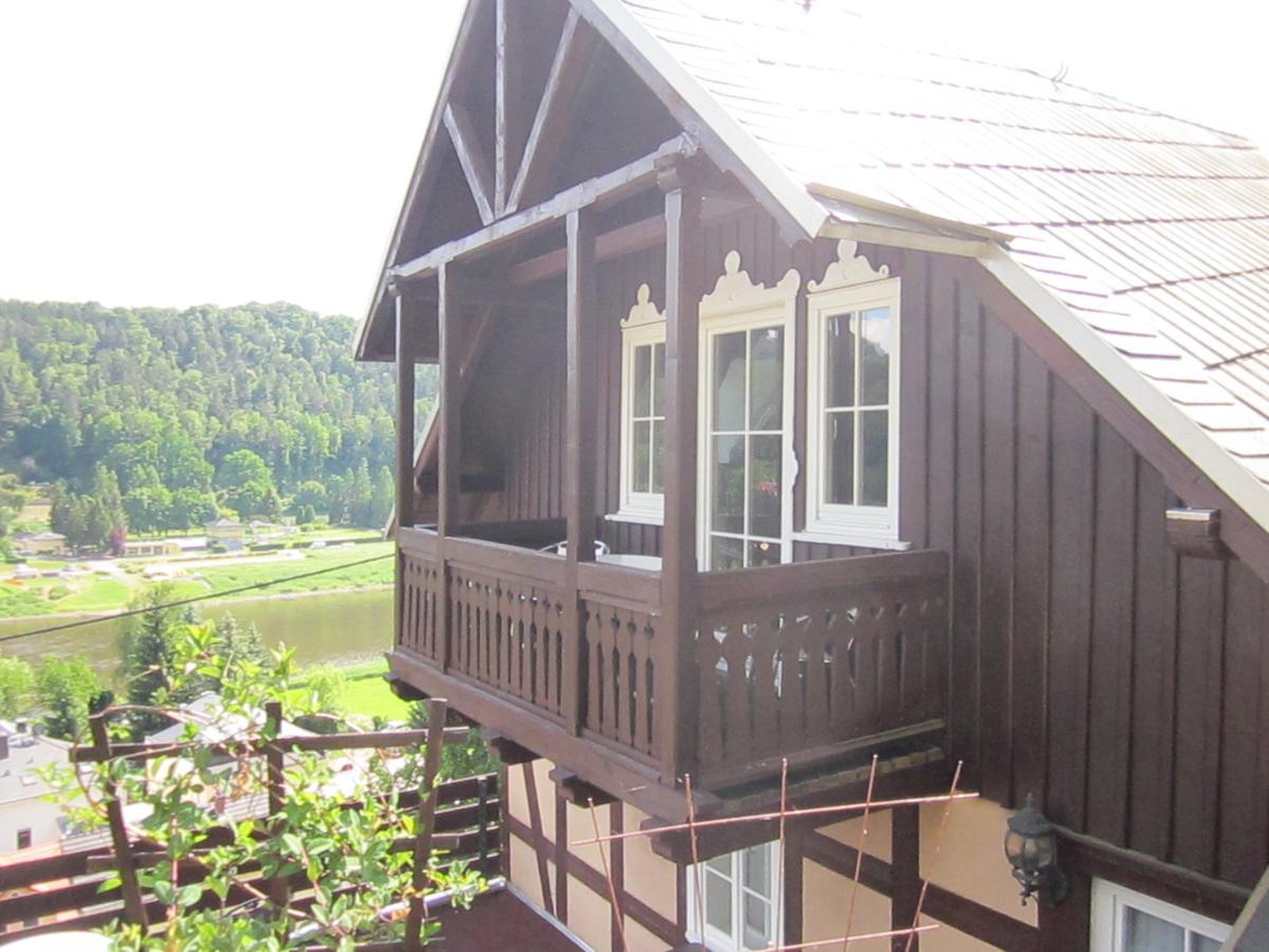 Wehlener Landhaus In Stadt Wehlen, Saechsische Schweiz Ngoại thất bức ảnh